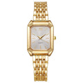 Fashion Square Steel Band Ladies Quartz Watch